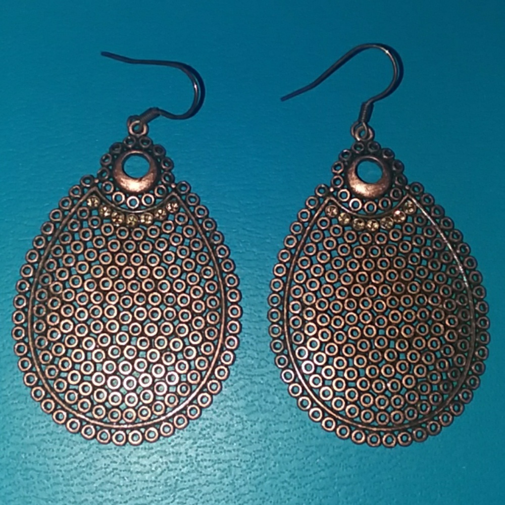 Copper inspired earrings